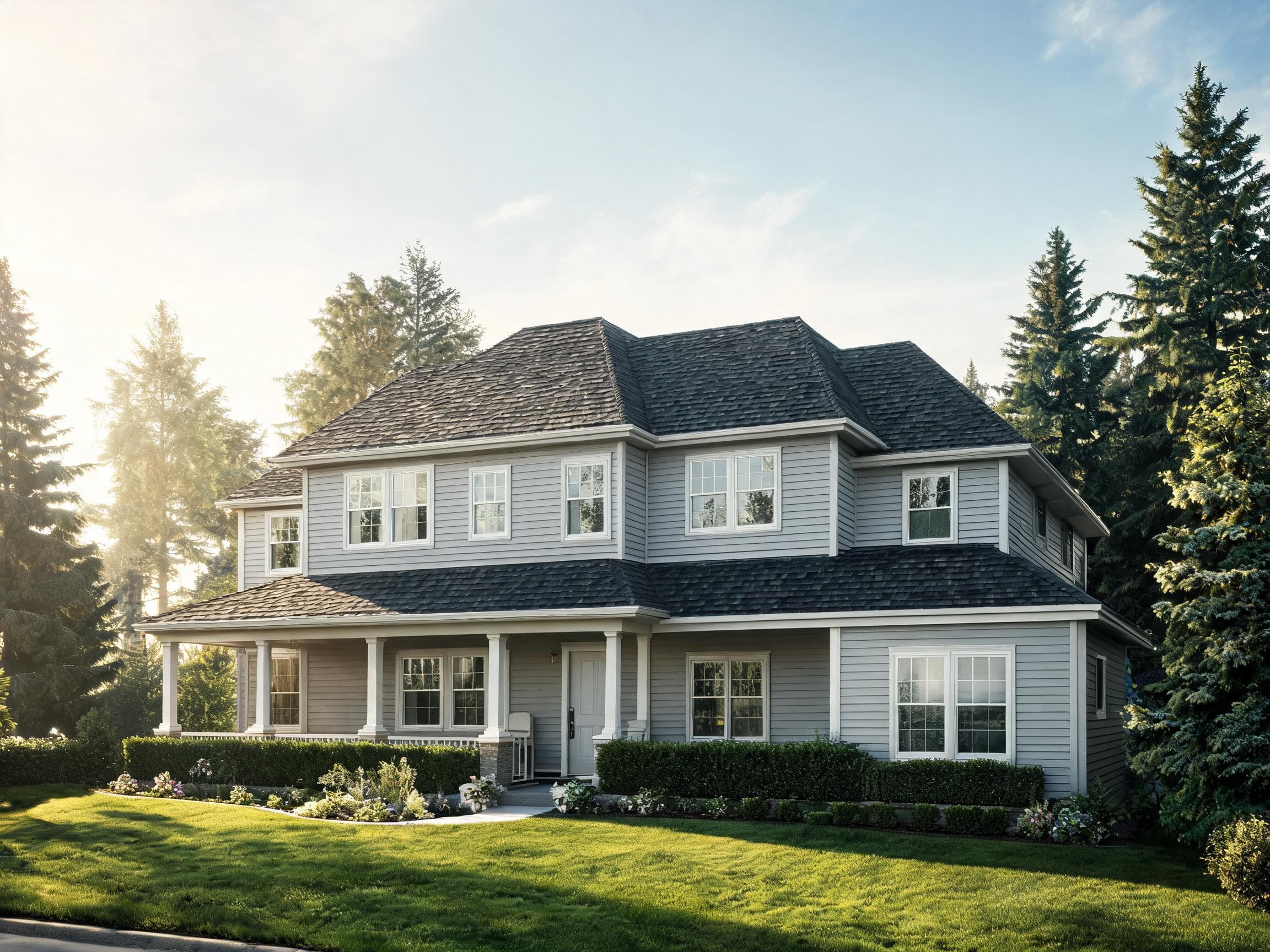 Two-story shingle replacement in Mount Vernon, Washington