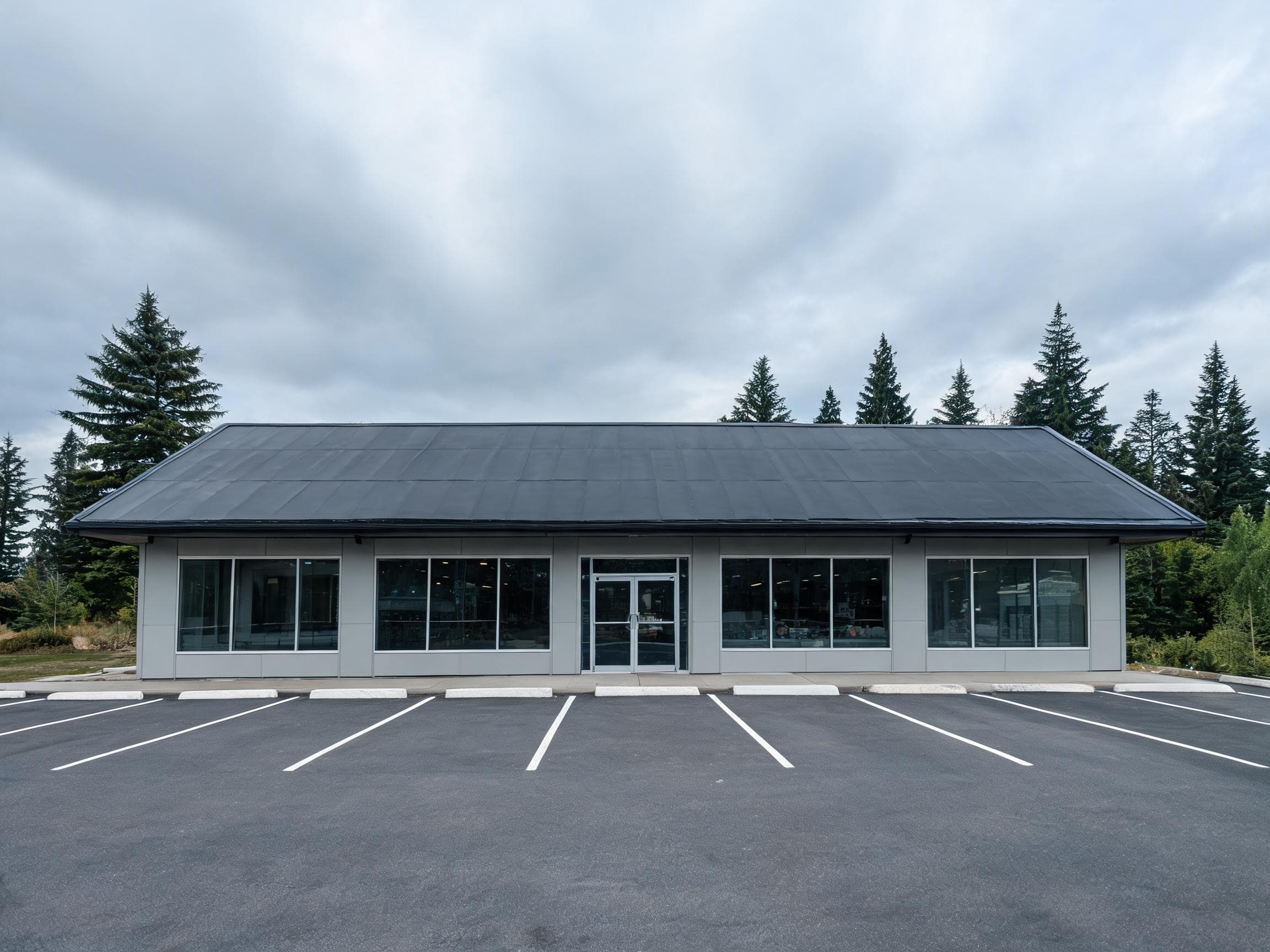 Low-slope shop re-roof in Burlington